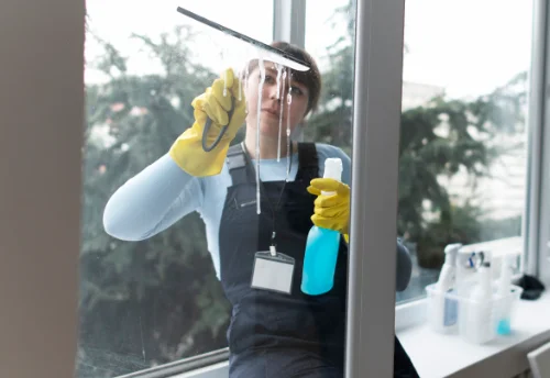 Nettoyage de vitres intérieures et extérieures à Saint-Priest-la-Feuille